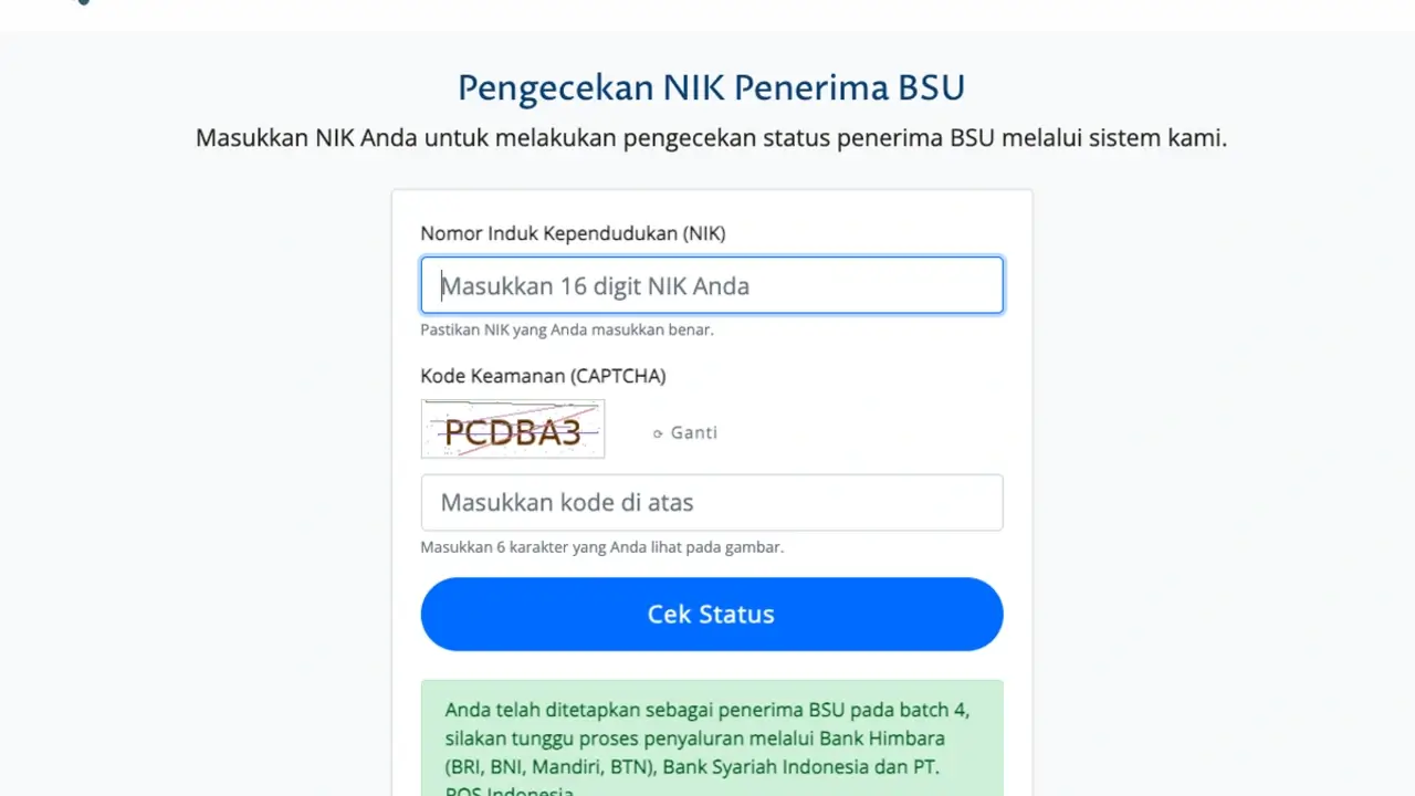 Cek BSU Rp900 Ribu bsu.kemnaker.go.id
